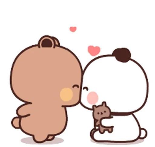 💋 Стикер «Dudu and Bubu 6» для Telegram