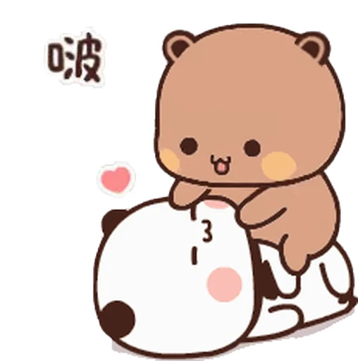 💋 Стикер «Dudu and Bubu 6» для Telegram