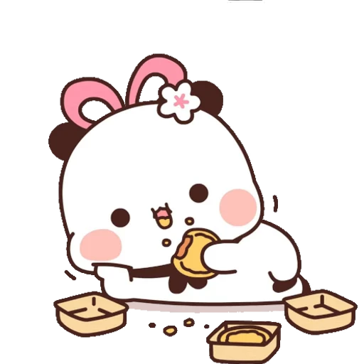 🥠 Стикер «Dudu and Bubu 8» для Telegram