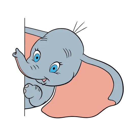 🙃 Стикер «Дамбо» для Telegram
