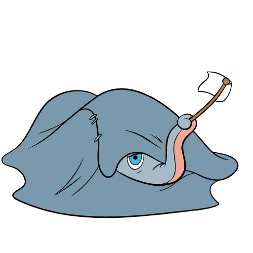 🙃 Стикер «Дамбо» для Telegram