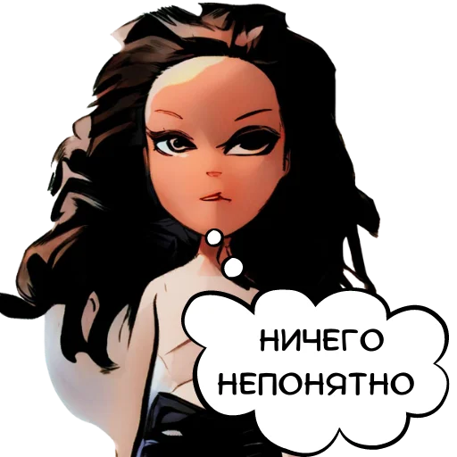 🙇‍♀️ Стикер «ДУМАЙ МЫСЛИ» для Telegram