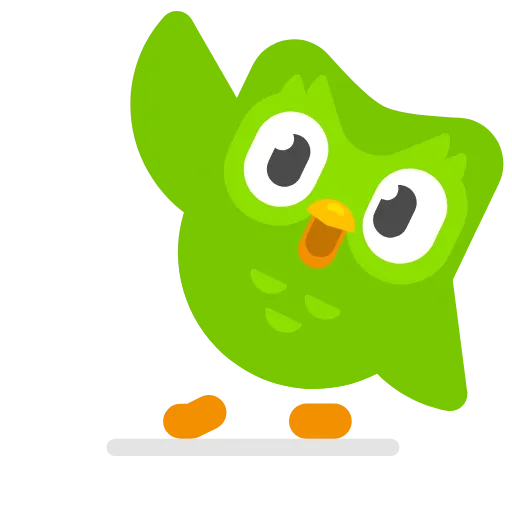 Стикерпак Duolingo для Telegram — скачать