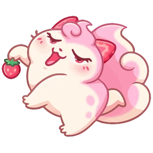 🍓 Эмодзи «Клубничка Душечка» для Telegram