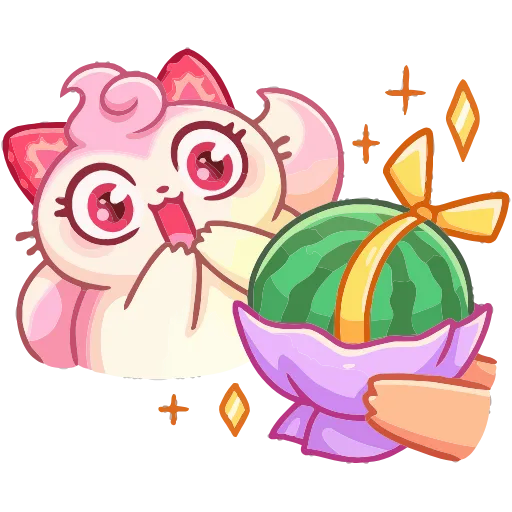 🍉 Эмодзи «Клубничка Душечка» для Telegram