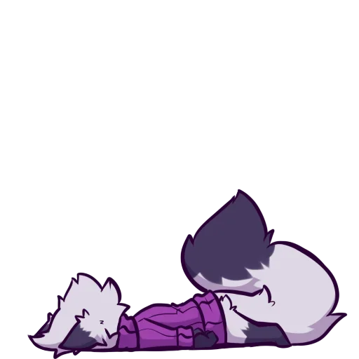 🛌 Стикер «Dust SFW» для Telegram