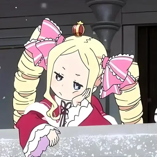 😞 Стикер «Re Zero Жизнь с нуля в альтернативном мире» для Telegram