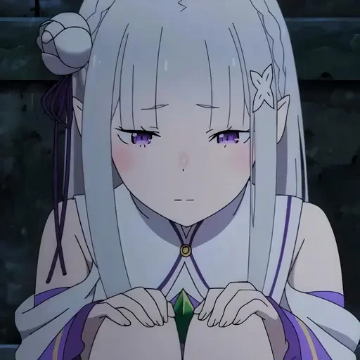😞 Стикер «Re Zero Жизнь с нуля в альтернативном мире» для Telegram