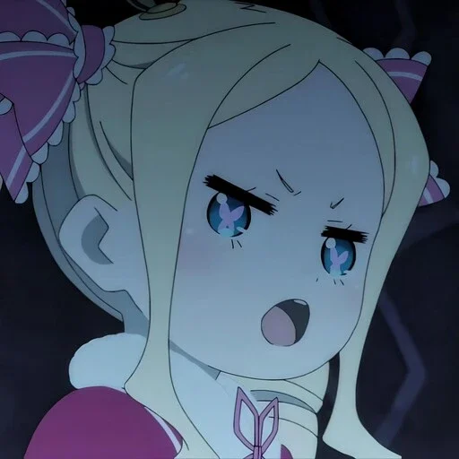 😠 Стикер «Re Zero Жизнь с нуля в альтернативном мире» для Telegram