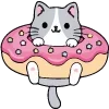 🍩 Эмодзи «🍩 200 Cats - котики эмоджи» для Telegram