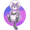 👩‍🚀 Эмодзи «🍩 200 Cats - котики эмоджи» для Telegram