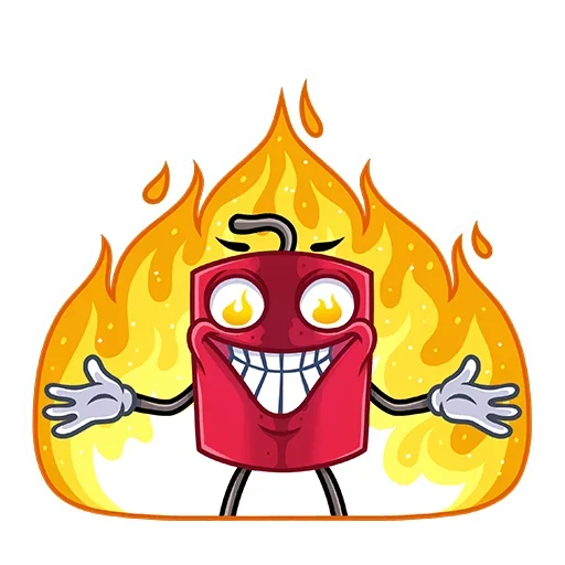 🔥 Стикер «Динамит» для Telegram