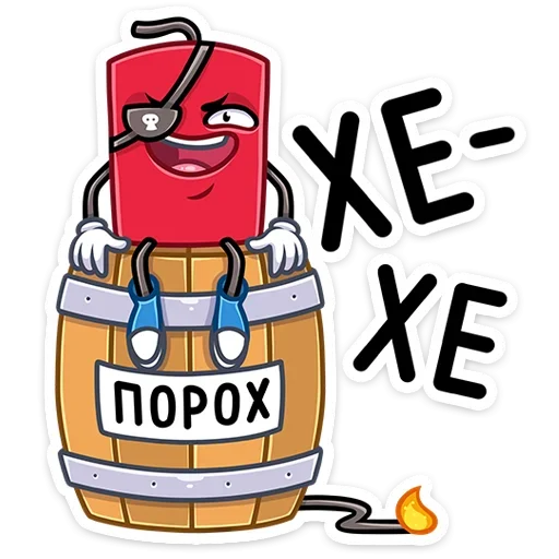 😈 Стикер «Динамит» для Telegram