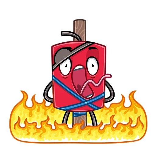 😱 Стикер «Динамит» для Telegram