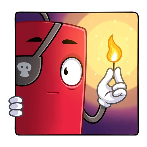 🤭 Стикер «Динамит» для Telegram