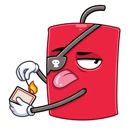 😝 Стикер «Динамит» для Telegram