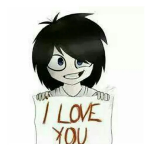 💞 Стикер «Джефф убийца» для Telegram