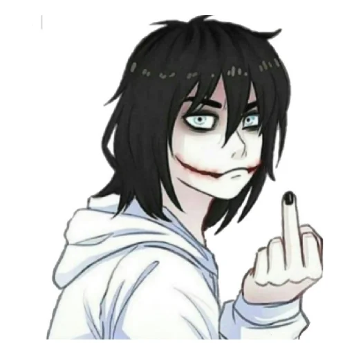🖕 Стикер «Джефф убийца» для Telegram