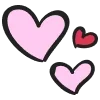 🩷 Эмодзи «Hand Drawn Hearts» для Telegram