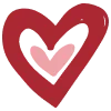 ❤️ Эмодзи «Hand Drawn Hearts» для Telegram