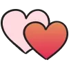 🧡 Эмодзи «Hand Drawn Hearts» для Telegram