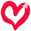 ❤️ Эмодзи «Hand Drawn Hearts» для Telegram