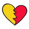 ❤️ Эмодзи «Hand Drawn Hearts» для Telegram