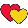 ❤️ Эмодзи «Hand Drawn Hearts» для Telegram