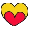 ❤️ Эмодзи «Hand Drawn Hearts» для Telegram