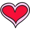 ❤️ Эмодзи «Hand Drawn Hearts» для Telegram