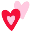❤️ Эмодзи «Hand Drawn Hearts» для Telegram