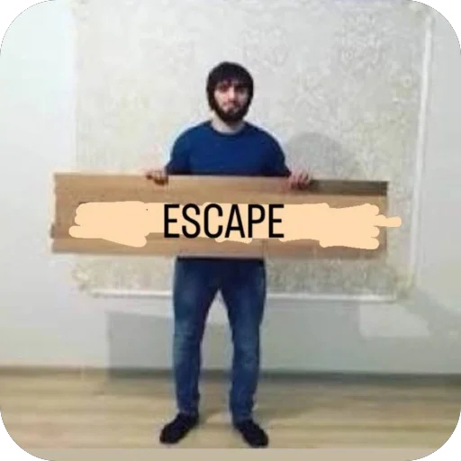🫥 Стикер «escape» для Telegram