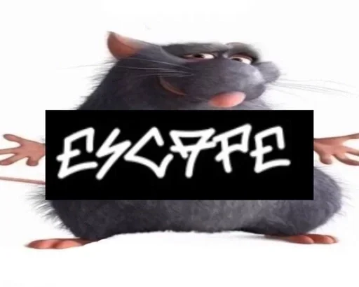 🌟 Стикер «escape» для Telegram