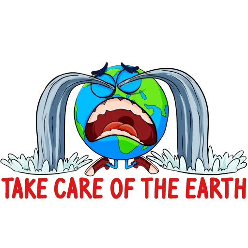 😭 Стикер «Climate change» для Telegram