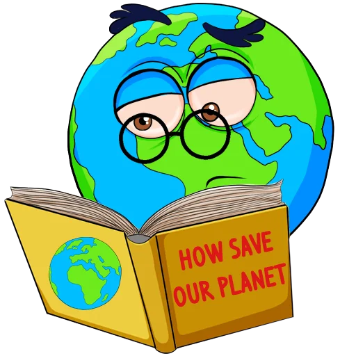 🧐 Стикер «Climate change» для Telegram