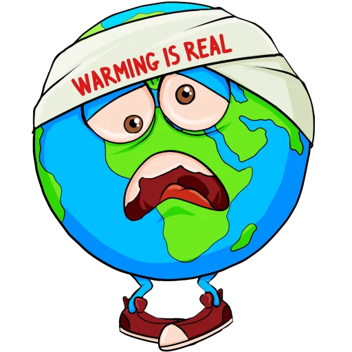 🥵 Стикер «Climate change» для Telegram
