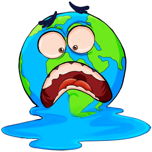 🫠 Стикер «Climate change» для Telegram