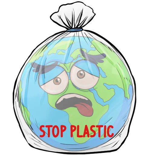 🤢 Стикер «Climate change» для Telegram
