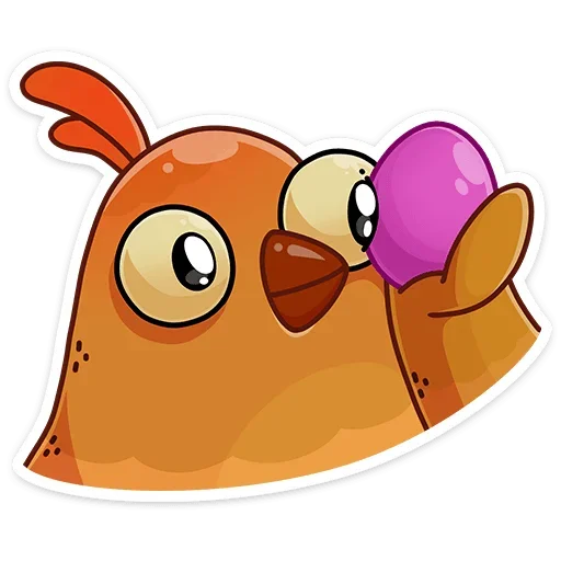 👀 Стикер «Пасхальная Клунька» для Telegram