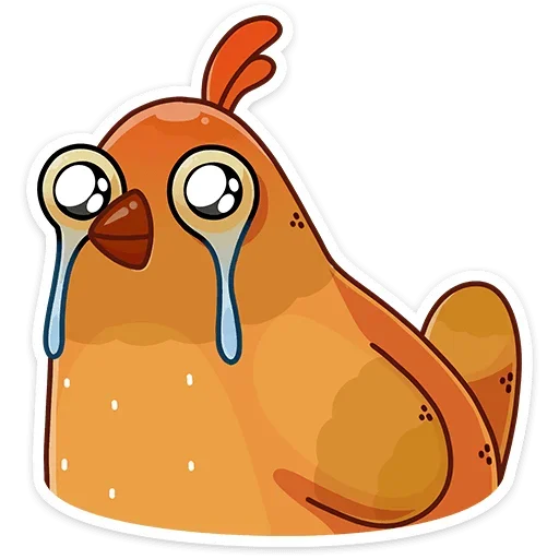 😭 Стикер «Пасхальная Клунька» для Telegram