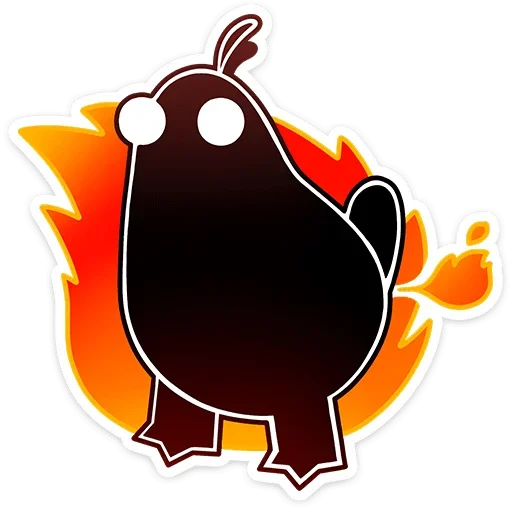 😡 Стикер «Пасхальная Клунька» для Telegram