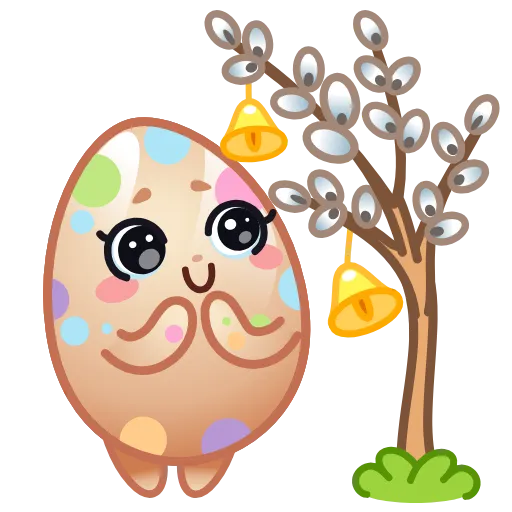 ⭐ Эмодзи «Пасхальные Яйца» для Telegram