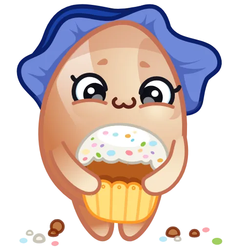 ⭐ Эмодзи «Пасхальные Яйца» для Telegram