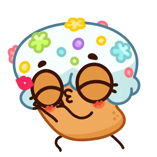😘 Стикер «Куличик» для Telegram