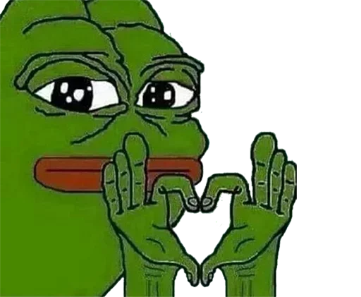 ❤️ Стикер «Easter Pepe» для Telegram