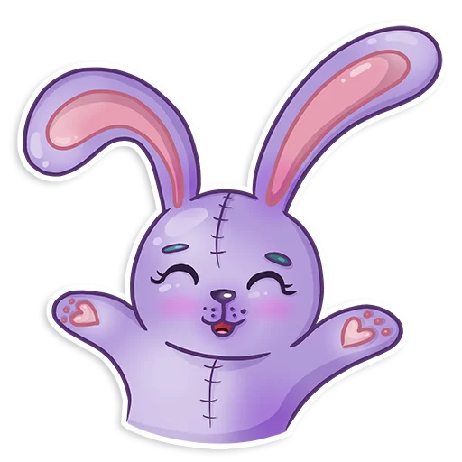 😊 Стикер «Easter Rabbit Toy» для Telegram