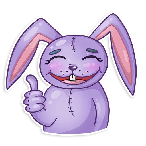 👍 Стикер «Easter Rabbit Toy» для Telegram
