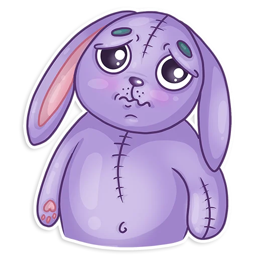 🥺 Стикер «Easter Rabbit Toy» для Telegram