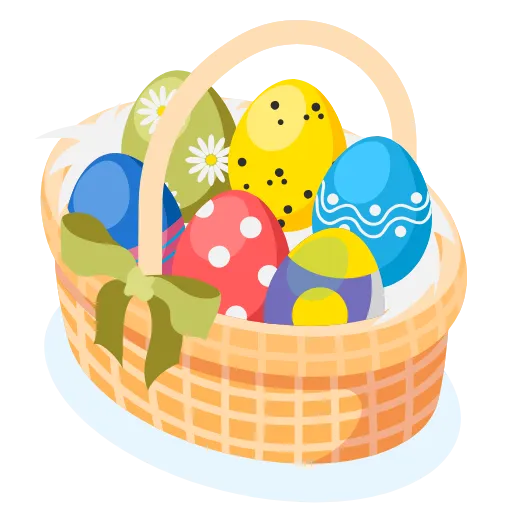 🙏 Стикер «Светлой Пасхи» для Telegram
