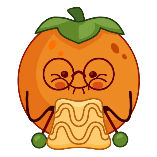🍊 Стикер «Foodie Fun» для Telegram